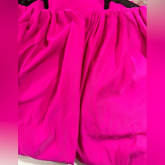 Acler AUS Franklin Magenta Off the Shoulder Pleated Bubble Top AU Fashion Week 4 - Picture 13 of 14